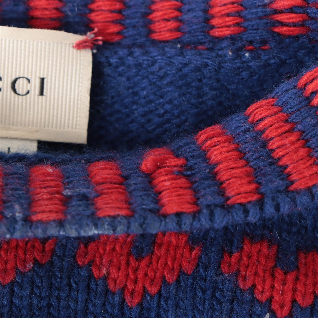 Gucci Wool & Cashmere Knit  Sweater Blue