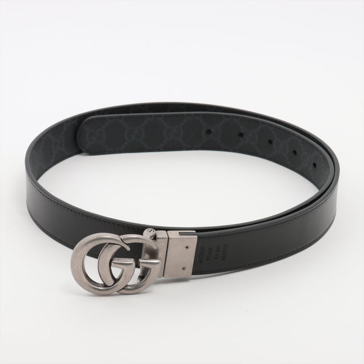 Gucci GG Marmont Leather Belt  Black