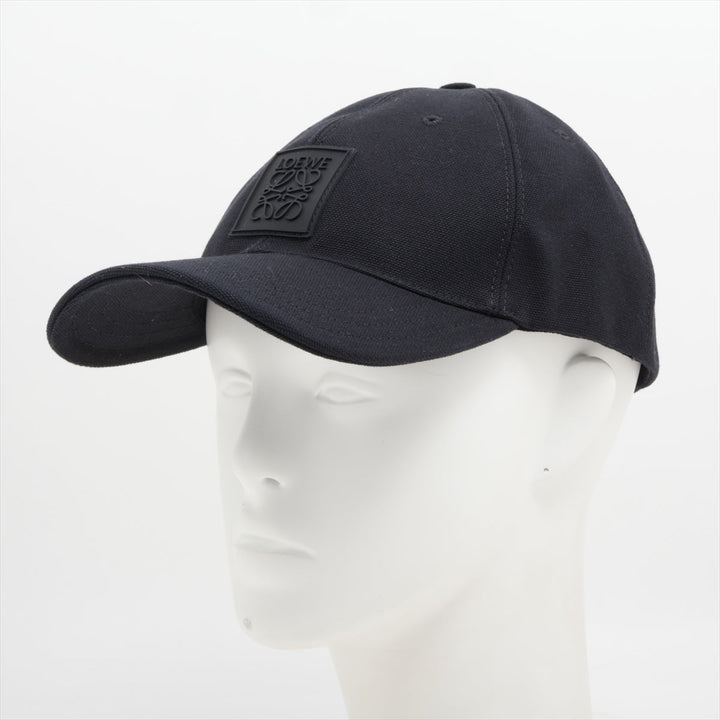 Loewe Patch Cap Canvas Black