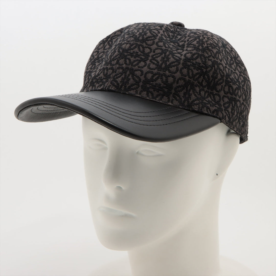 Loewe Anagram Jacquard Cap Black