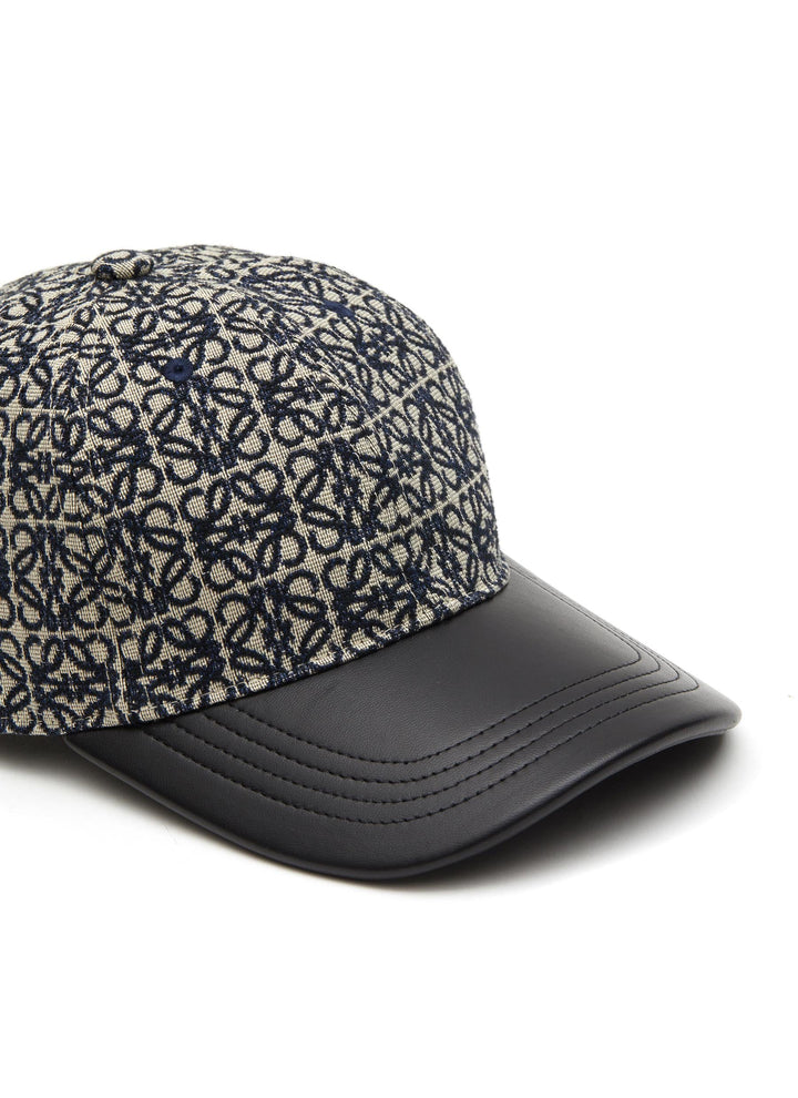 Loewe Anagram Jacquard Cap Black