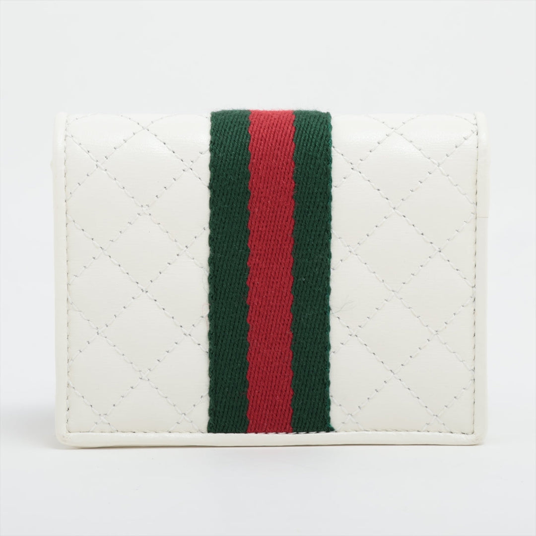 Gucci GG Marmont Leather Wallet White