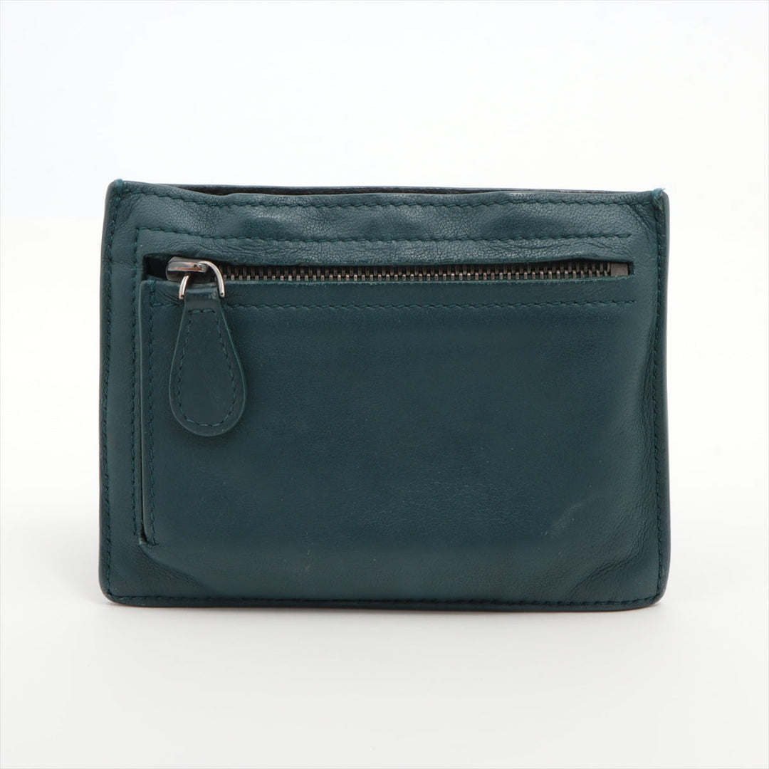 Bottega Veneta Intrecciato Coin Card Case Dark Green