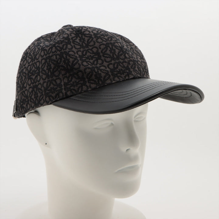 Loewe Anagram Jacquard Cap Black