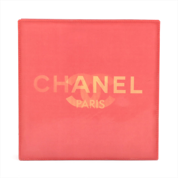 Chanel Hologram CC Logo Chain Tote Bag Red