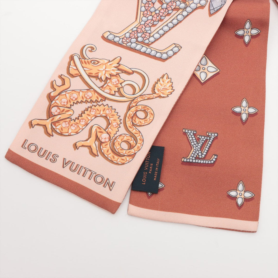 Louis Vuitton  Precious Dragon Silk Bandeau Beige