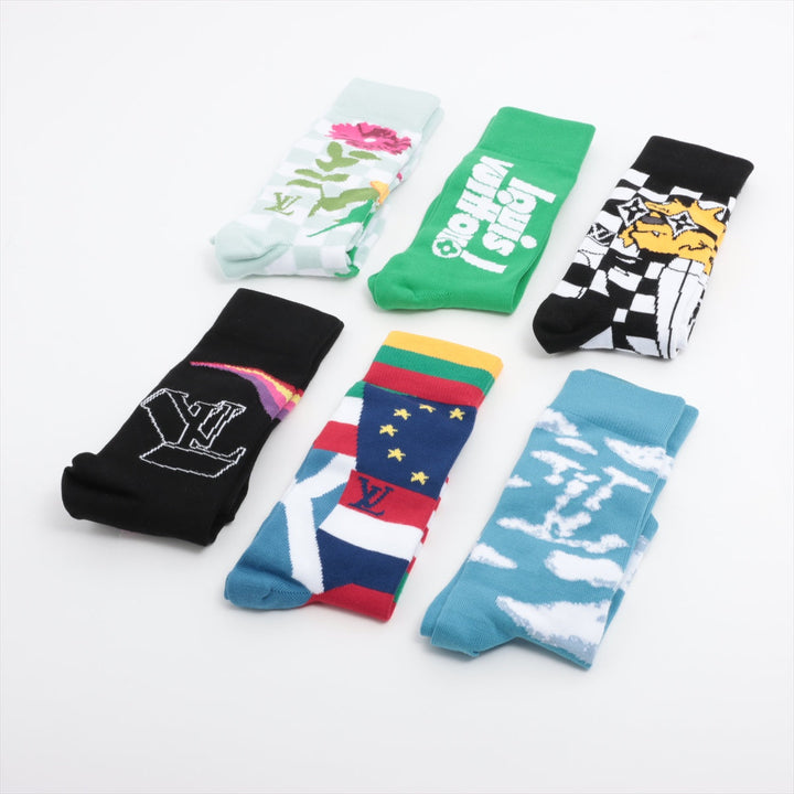 Louis Vuitton Virgil Abloh IV Archives Socks 6 Piece Set *COLLECTORS*