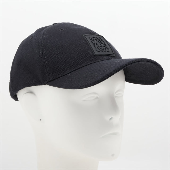 Loewe Patch Cap Canvas Black