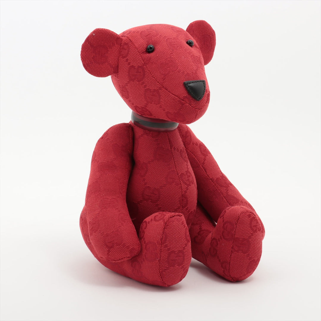 Gucci GG Stuffed Teddy Bear Cotton Red