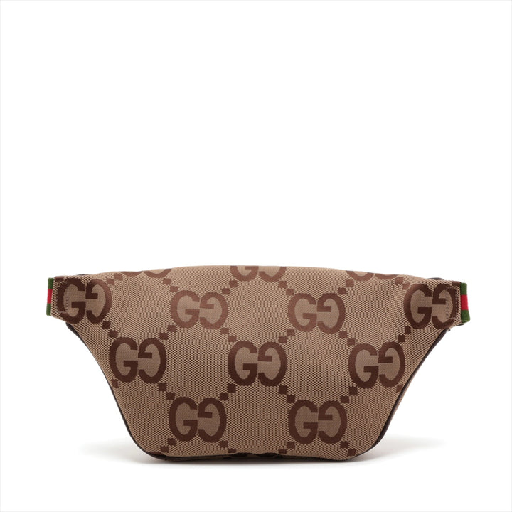 Gucci Jumbo GG Canvas Bum Bag Beige