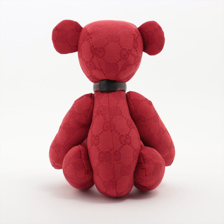 Gucci GG Stuffed Teddy Bear Cotton Red