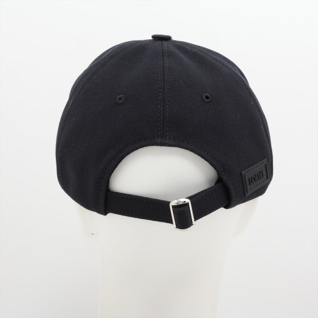 Loewe Patch Cap Canvas Black