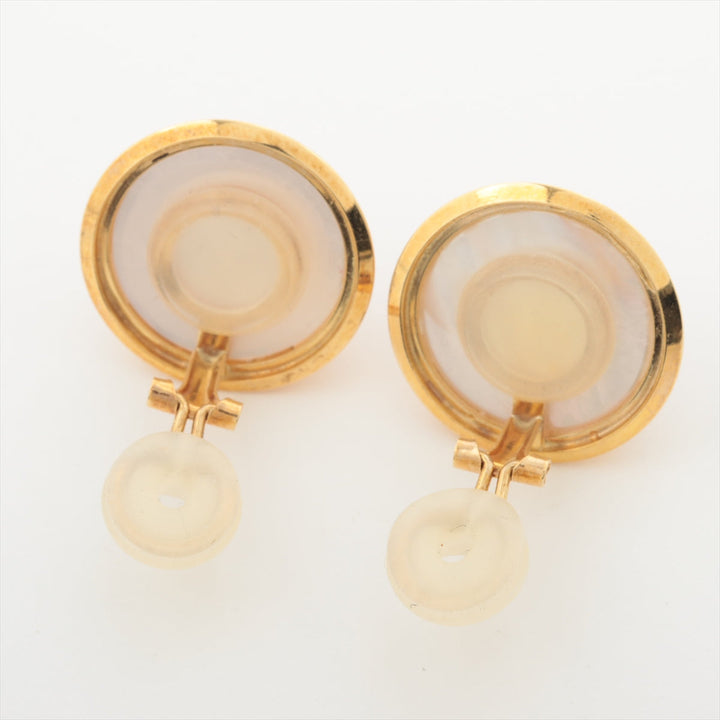 Mabe Round Pearl Clip-on Earings