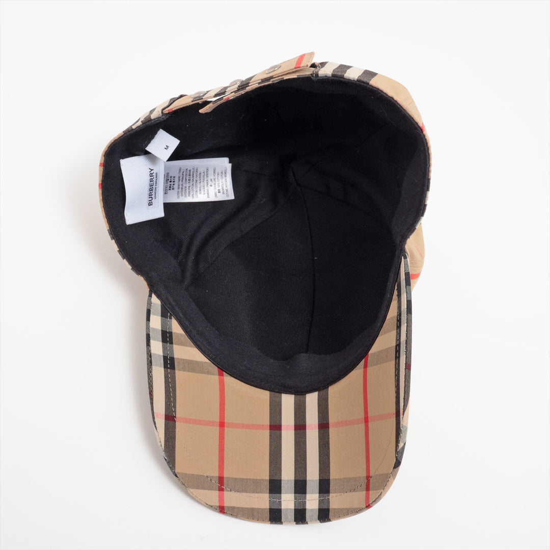 Burberry TB Logo Nova Check Cap Beige