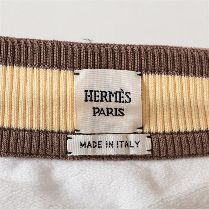 Hermès Figure Artistique Vintage Skirt White