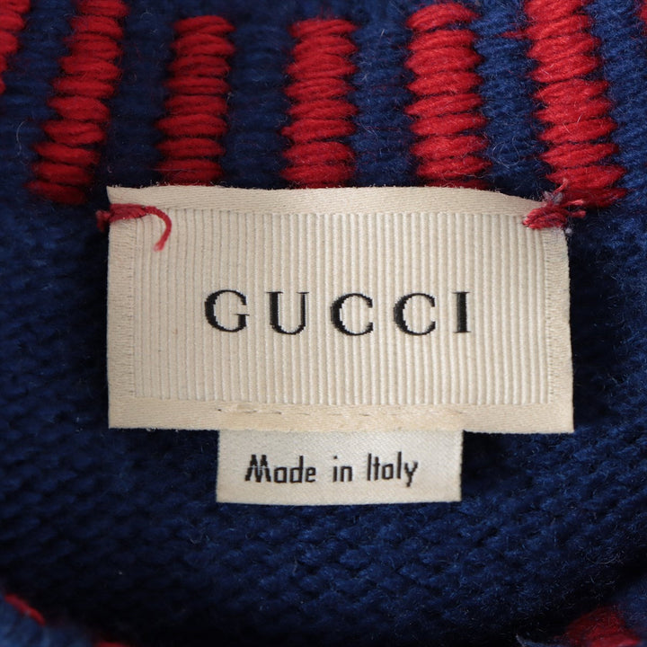 Gucci Wool & Cashmere Knit  Sweater Blue