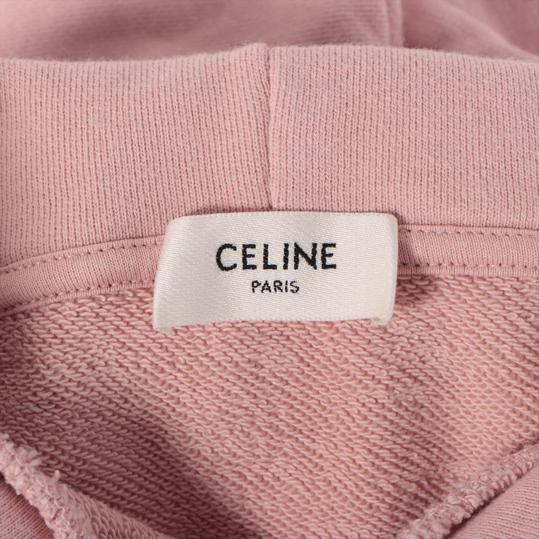 Celine Hoodie Sweatshirt Cotton Pink