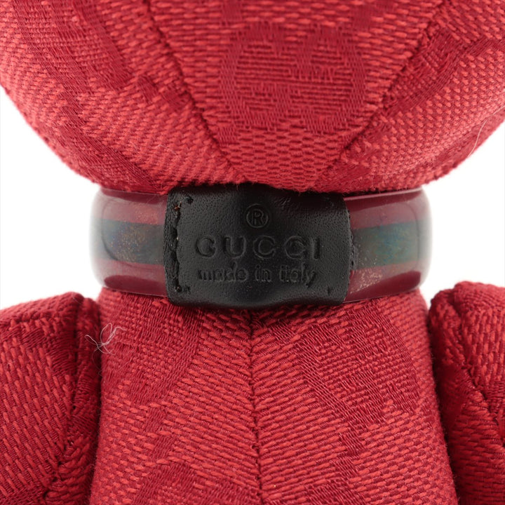 Gucci GG Stuffed Teddy Bear Cotton Red