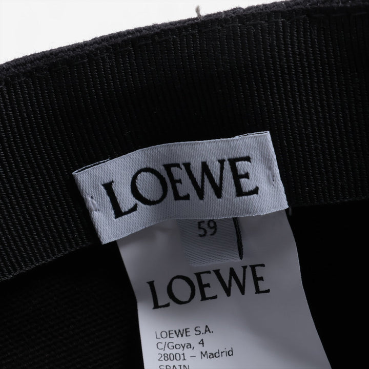 Loewe Patch Cap Canvas Black