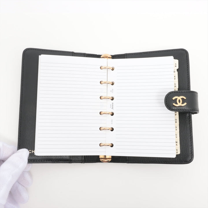 Chanel CC Logo Leather Notebook Cover