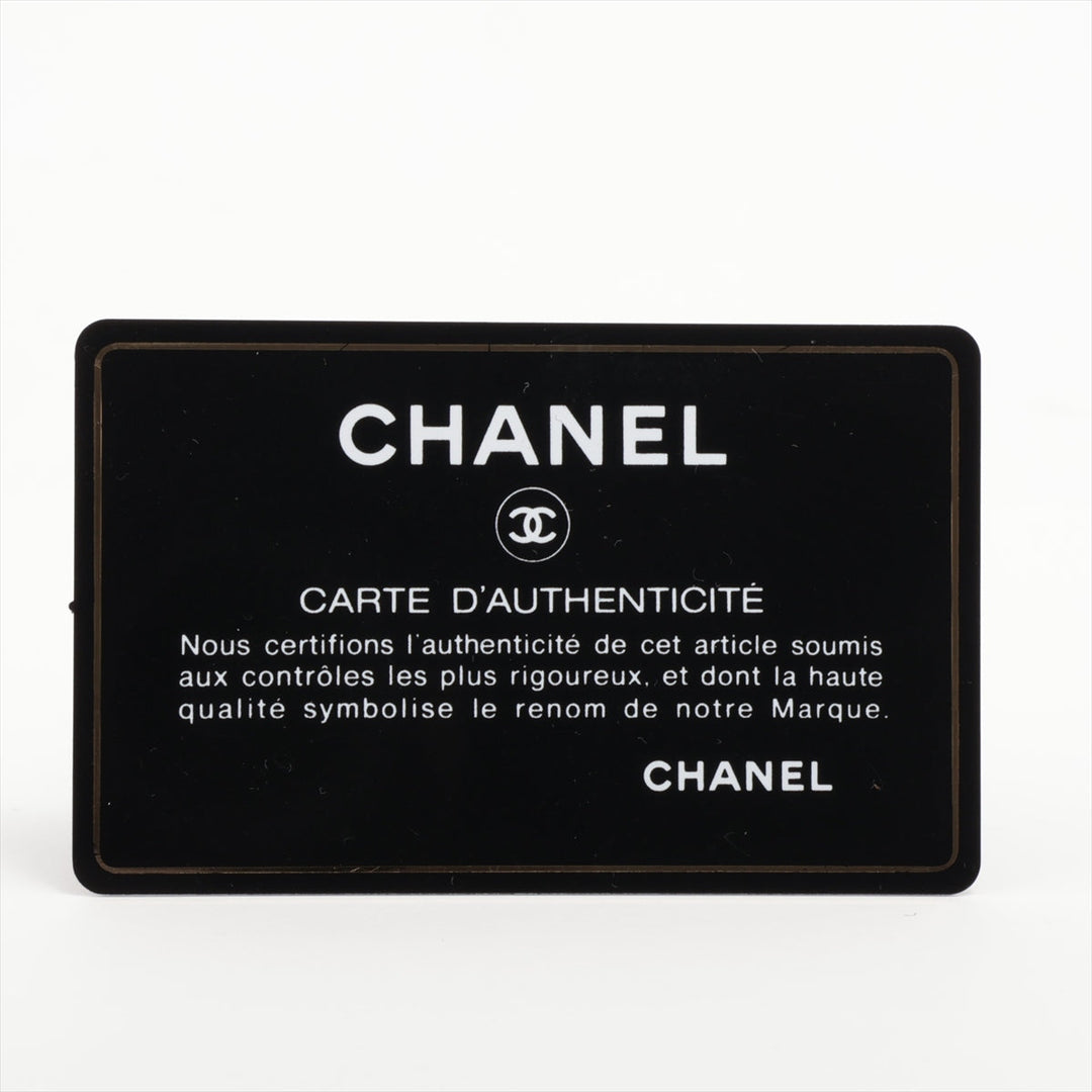 Chanel Matelasse Lambskin Card Case Black