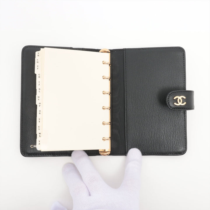 Chanel CC Logo Leather Notebook Cover