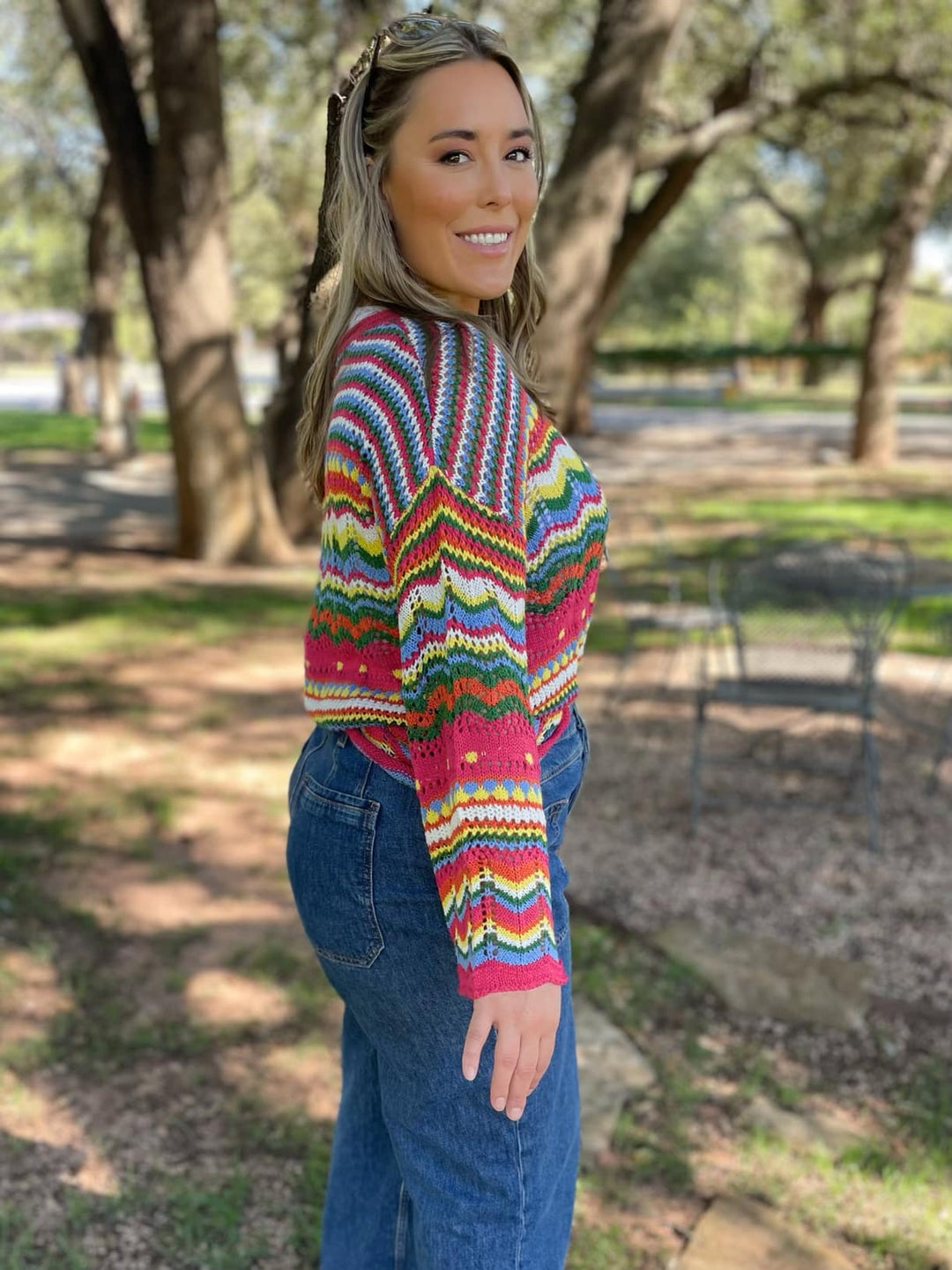 PREORDER: Abilene Crochet Sweater