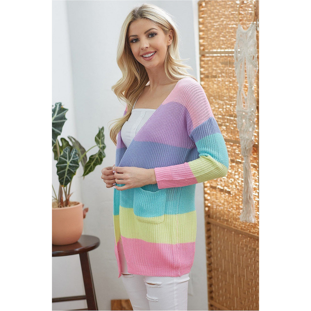 Spring Rainbow Cardigan - Jefferson Co. Boutique