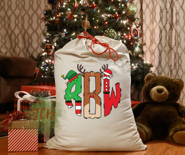 Custom Santa Gift Bags