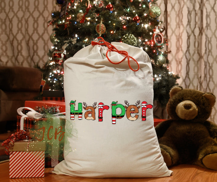 Custom Santa Gift Bags