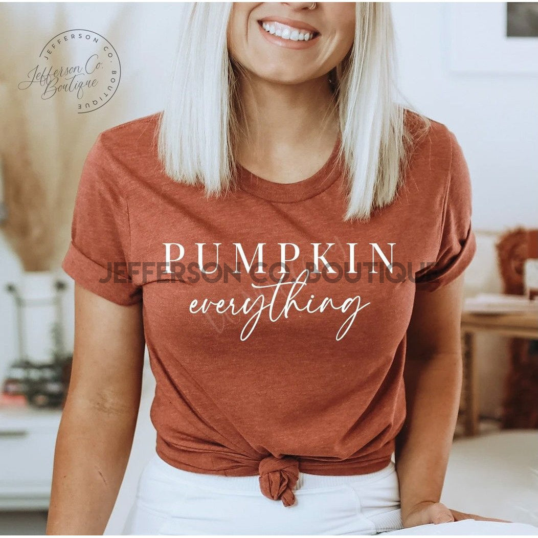 Everything Pumpkin (White)- Clay - Jefferson Co. Boutique